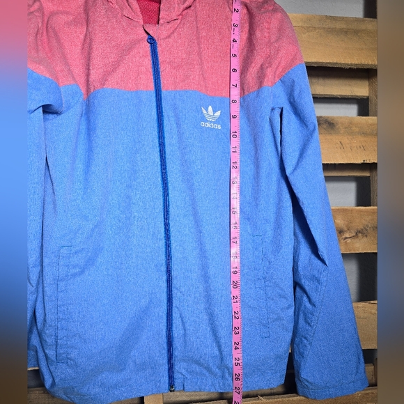 Adidas Silas skateboarding Windbreaker Size:M Color:Blue/Light Red - Picture 8 of 12